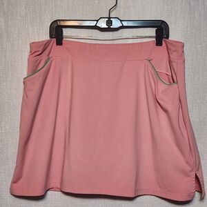 Ruby Road Flamingo Pink Golf Tennis Skort XL